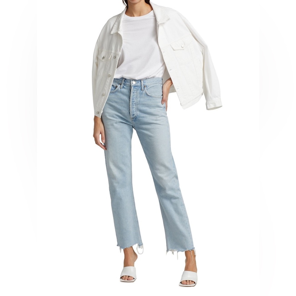 Agolde 90's Pinch Waist High Rise Denim in Imitate